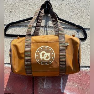DC Educated by Experience Brown Mini Duffle Bag Purse